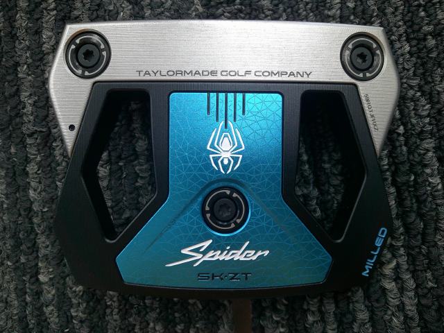 Rakuten - 【中古】 テーラーメイド SPIDER 5K-ZT/KBS CT Putter 120 Stepless Black[34]//2.5[3034]■博多店