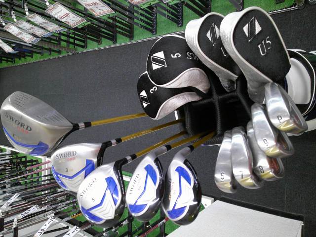 【中古】 カタナゴルフ SWORD ATC 589 セット（ウェッジ、パターなし） キズ多い//0[8048]■松山店