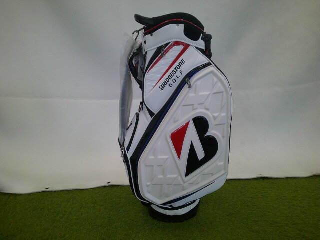 【中古】 ブリヂストン CB2602　スタンドキャディバッグ　WH//0[0511]■博多店
