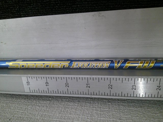 ■ 商品詳細 ■ 種別 シャフト メーカー フジクラ 商品名 Speeder EvolutionV FW60（S） 40.75インチ 定価 24200 状態 中古 ■ 特記事項 ■ フレックス：S■トルク：4.0■長さ：40.75インチ■重量：68g■スリーブ：なし■キックポイント：先中調子■グリップ：なし