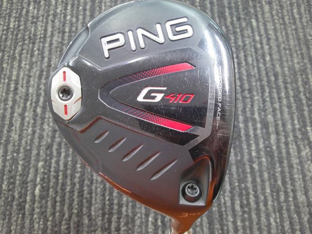 ■ 商品詳細 ■ 種別 フェアウェイウッド メーカー ピン モデル G410 シャフト PING TOUR 2.0 BLACK 75(JP) フレックス S ロフト 14.5 本数 1 番手 3W 長さ 42.75 クラブ重量 338 バランス D1 キックポイント ヘッド素材 17-4ステンレススチール ヘッド体積 171 定価 0 ■ 傷の程度 ■ ヘッドカバー 無 グリップ 【C 】傷が多数目立つ (非純正) フェース 【C 】傷が多数目立つ クラウン 【C 】傷が多数目立つ ソール 【C 】傷が多数目立つ シャフト状態 【C 】傷が多数目立つ (非純正) ■ 特記事項 ■ ヘッド塗装剥げ有り
