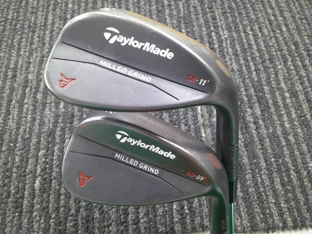 樂天商城 - 【中古】 テーラーメイド MILLED GRIND BLACK 52-09 58-11/DG(JP)/S200/52[1558]■博多店