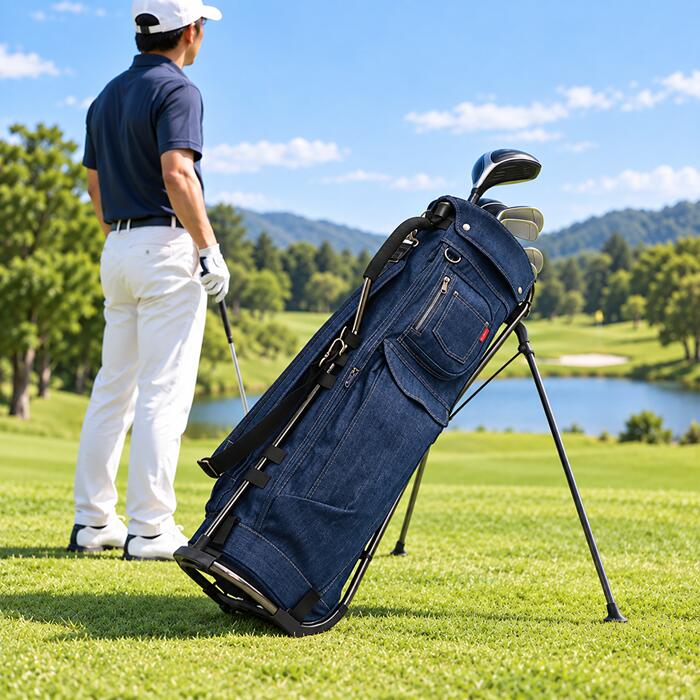 楽天市場】19golf デニムキャディバッグの通販