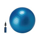 アイディアル IDEAL フィットネス バランスボール 65cm ダブルアクションポンプ付き ナチュラルブルー ibfg-5759