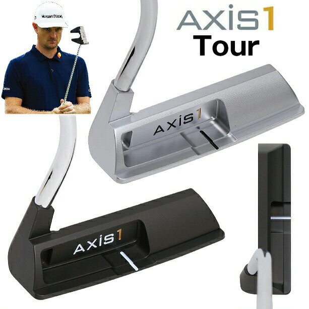 AXiS1 Tour アクシスワン ツアー ブレードパター ジャスティン・ローズ 使用ブランド （ オリジナルラバーグリップ ） シルバー / ブラック ( 33インチ / 34インチ )