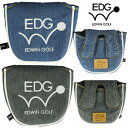 【 お買い物マラソン 期間中 ポイント5倍 】 エドウインゴルフ EDWIN GOLF ゴルフ パターカバー ネオマレット用 ( ネイビー / ダークグレー )...