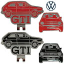 フォルクスワーゲン Volkswagen ゴルフ マーカー クリップ 付き マグネット ( GTI )( レッド / ブラック ) vwac-4755