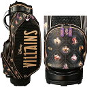 ディズニー ヴィランズ DISNEY VILLAINS ゴルフ ツアー キャディバッグ 8.5型 ゴルフバッグ ブラック 73223-400-000