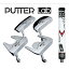 PUTTER Lab パター・ラボ ビッググリップパター ピンタイプ マレットタイプ ツノタイプ ネオマレット・2ボールタイプ 太グリップ クランクネック スチールシャフト 34インチ ヘッドカバー付き 右打ち用