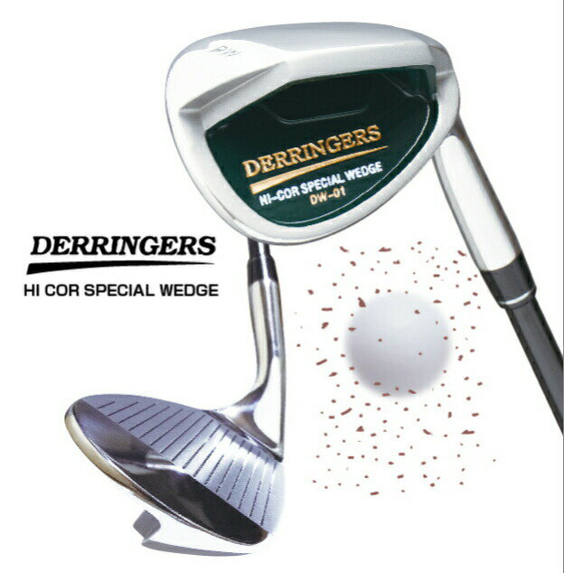 【お買い物マラソン期間中 ポイント5倍】DERRINGERS デリンジャー 高反発 スペシャル ウェッジ PW AW SW 43度 48度 53度 カーボンシャフト 右打ち用 ルール不適合