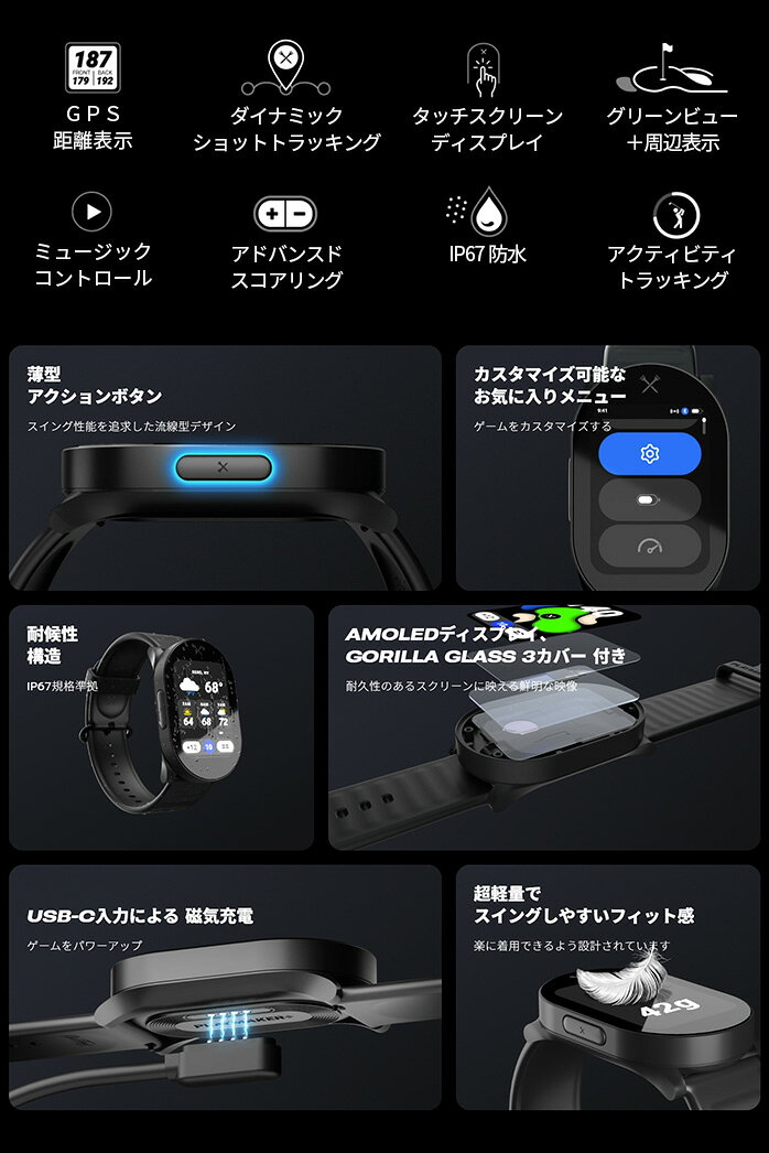 BLUE TEES GOLF 25 The Playmaker+ GPS�ʥ� �����å� �֥�å����ɿ塡��Υ¬��