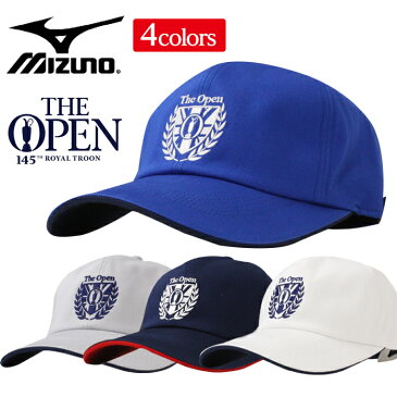 ミズノ ゴルフ キャップ メンズ The Open 56〜60cm 消臭効果 ベルト調節 全4色 綿100% mizuno 52MW9102 outlet