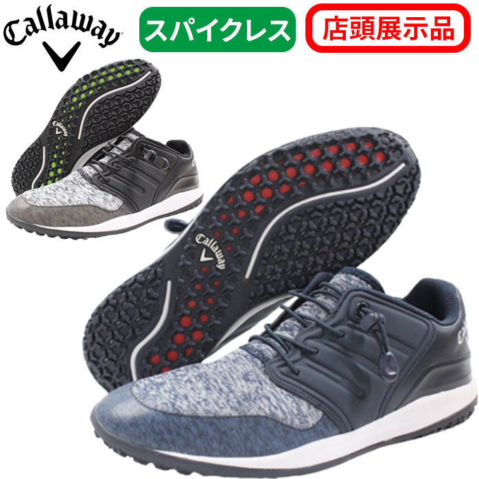 【店頭展示品】キャロウェイ ゴルフ シューズ HEXAKNIT ヘクサニット スパイクレスシューズ メンズ 杢 callaway