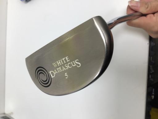 中古 Dランク （フレックスその他） オデッセイ WHITE DAMASCUS 5 34インチ スチール その他 男性用 右利き パター PT