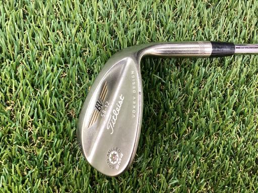 中古 Dランク （フレックスS） タイトリスト VOKEY　SPIN　MILLED　SM4　オイルカン　58°/12°　USA Dynamic　Gold S200 男性用 右利き ウェッジ WG