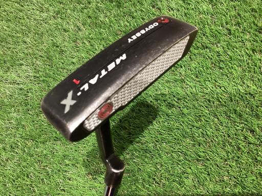 WOSS - 【中古】 オデッセイ METAL-X #1 34インチ パター PT スチール (フレックスその他) メンズ 男性用 右利き 右用 Cランク ゴルフクラブ