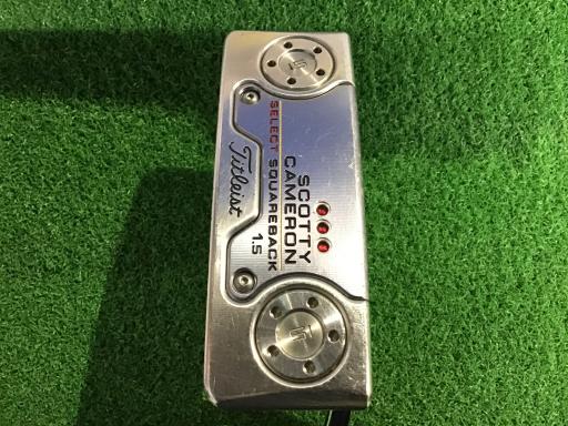 【中古】 タイトリスト SCOTTY CAMERON select SQUAREBACK 1.5(2018) 34インチ パター PT スチール (フ..