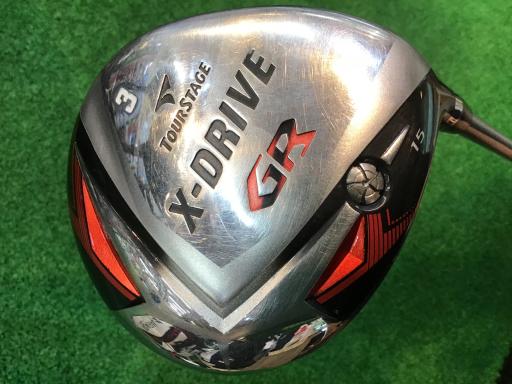 【中古】 ブリヂストン TOURSTAGE X-DRIVE GR(2010) 3W フェアウェイウッド FW Tour AD B10-03w (フレックスS) メンズ 男性用 右利き 右用 Cランク ゴルフクラブ