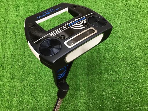 【中古】 オデッセイ Ai-ONE TRI-BEAM JAILBIRD MINI CH 33インチ パター PT STROKE LAB 90 スチール (フレックスその他) メンズ 男性用 右利き 右用 Cランク ゴルフクラブ