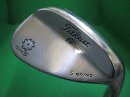 中古 Dランク （フレックスS） タイトリスト VOKEY　SPIN　MILLED　SM5　ツアークロム　58°/07°S Dynamic　Gold S200 男性用 右利き ウェッジ WG