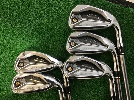 【中古】 テーラーメイド GLOIRE 5S アイアンセット IR GLOIRE GL550i(アイアン) (フレックスSR) メンズ 男性用 右利き 右用 Cランク ゴルフクラブ