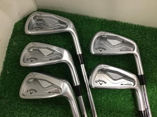 【中古】 キャロウェイ X FORGED MAX(2025) 5S アイアンセット IR NS PRO MODUS3 TOUR105 (フレックスS) メンズ 男性用 右利き 右用 Cランク ゴルフクラブ