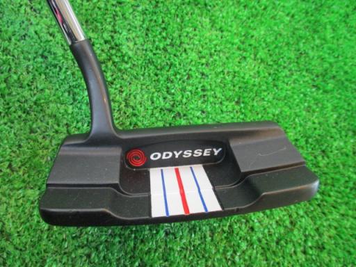 中古 Cランク （フレックスその他） オデッセイ TRIPLE　TRACK　DOUBLE　WIDE　FLOW　33インチ STROKE　LAB　BLACK その他 男性用 右利き パター PT
