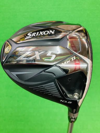 DUNLOP - 【中古】 ダンロップ SRIXON ZX5 Mk II 9.5° ドライバー DR Diamana ZX-II 50 (フレックスSR) メンズ 男性用 右利き 右用 Cランク ゴルフクラブ
