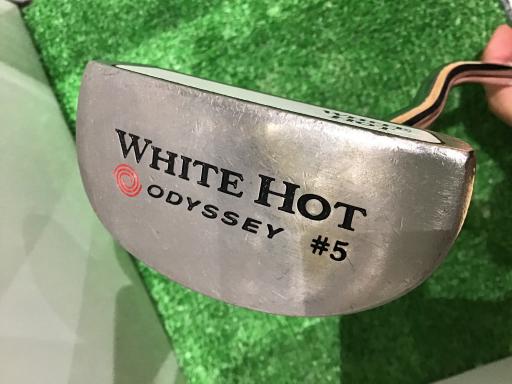 【中古】 オデッセイ WHITE HOT #5 レディース パター PT スチール (フレックスその他) レディース 女性用 右利き 右用 Cランク ゴルフクラ...