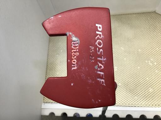 【中古】 ウィルソン PROSTAFF PS-23 RED 32インチ レディース パター PT スチール (フレックスその他) レディース 女性用 右利き 右...