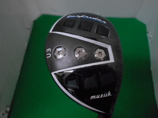 中古 Cランク （フレックスS） muziik muziik　TURFRIDER　HYBRID　U3 純正特注シャフト S 男性用 右利き ユーティリティ UT