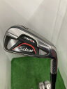 中古 Cランク （フレックスS） タイトリスト Titleist AP1 712 6S Titleist ROMBAX 60 S 男性用 右利き アイアンセット IR