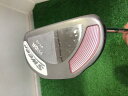 【中古】 プロギア SWEEP PT-15(ホワイト×ピンク) 32インチ レディース パター PT スチール (フレックスその他) レディース 女性用 右利き...