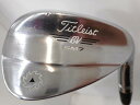 【中古】 タイトリスト VOKEY SPIN MILLED SM7 ツアークロム 52°/12°F ウェッジ WG 純正特注シャフト (フレックスR) メンズ 男性用 右利き 右用 Dランク ゴルフクラブ(4)