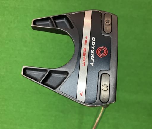 ZEBRA - 【中古】 オデッセイ TRI-BEAM #7 34インチ パター PT STROKE LAB(2023) (フレックスその他) メンズ 男性用 右利き 右用 Cランク ゴルフクラブ