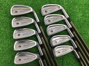 【中古】 本間ゴルフ LB-606 H&F 黒七宝 10S アイアンセット IR 1S TITANIUM BORON (フレックスその他) メンズ 男性用 右利き 右用 Cランク ゴルフクラブ