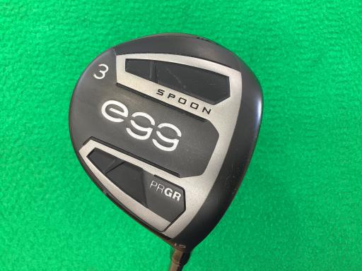 【中古】 プロギア egg(2019) 3W フェアウェイウッド FW eggオリジナルカーボン (フレックスR) メンズ 男性用 右利き 右用 Cランク ゴルフクラブ