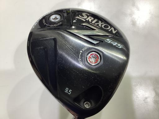 DUNLOP - 【中古】 ダンロップ SRIXON Z545 9.5° ドライバー DR ATTAS 6☆ 6 (フレックスS) メンズ 男性用 右利き 右用 Cランク ゴルフクラブ
