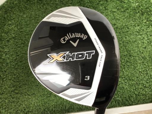 【中古】 キャロウェイ X HOT 3W フェアウェイウッド FW Tour AD GT-6 (フレックスS) メンズ 男性用 右利き 右用 Cランク ゴルフクラブ
