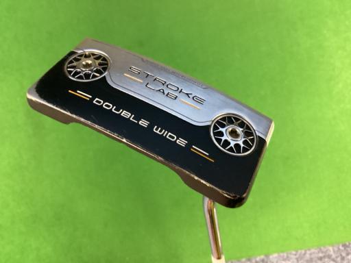 中古 Cランク （フレックスその他） オデッセイ STROKE　LAB　DOUBLE　WIDE　33インチ STROKE　LAB その他 男性用 右利き パター PT