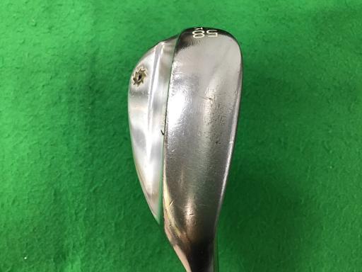 【中古】 タイトリスト VOKEY SPIN MILLED SM7 ツアークロム 58°/14°K ウェッジ WG NS PRO 950GH (フレックスS) メンズ 男性用 右利き 右用 Cランク ゴルフクラブ
