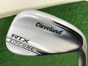 【中古】 クリーブランド Cleveland RTX ZIPCORE ツアーサテン 46°/10° MID ウェッジ WG 純正特注シャフト (フレックスその他) メンズ 男性用 右利き 右用 Cランク ゴルフクラブ(4)