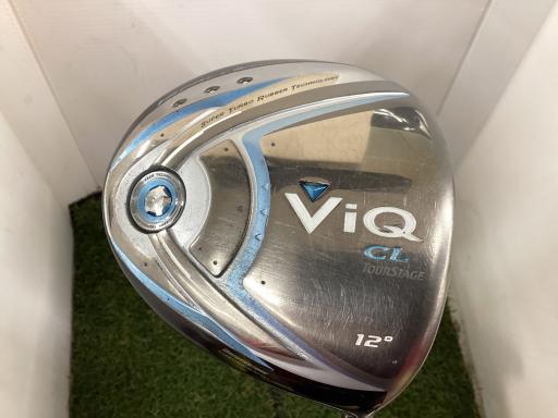 【中古】 ブリヂストン TOURSTAGE ViQ CL(2010) 12°(アクアブルー) ドライバー DR Tour AD SL-4 (フレックスR) レデ...
