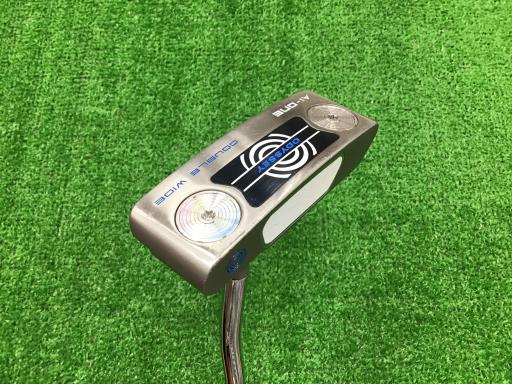 【中古】 オデッセイ Ai-ONE DOUBLE WIDE DB シルバー 33インチ パター PT STROKE LAB 90 スチール (フレックスその他) メンズ 男性用 右利き 右用 Cランク ゴルフクラブ