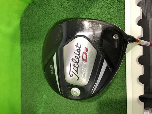 【中古】 タイトリスト 910 D2 9.5° ドライバー DR Tour AD DJ-6 (フレックスS) メンズ 男性用 右利き 右用 Cランク ゴルフクラブ(4.0)