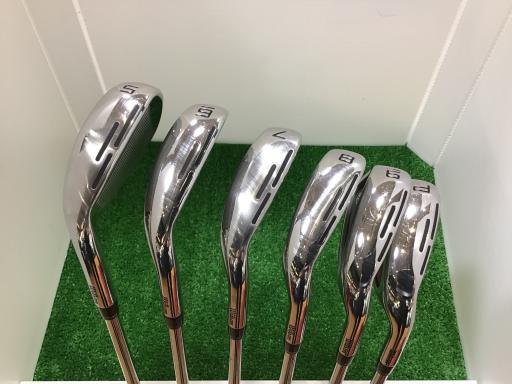 中古 Bランク （フレックスUI） ウィルソン Wilson　Staff　DYNAPWR　6S KBS　MAX　ULTRALITE UNI 男性用 右利き アイアンセット IR