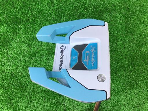 【中古】 テーラーメイド Spider GT LIGHT BLUE シングルベンド 33インチ レディース パター PT スチール (フレックスその他) レディ...