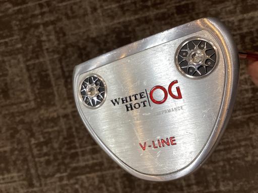 【中古】 オデッセイ WHITE HOT OG V-LINE 33インチ パター PT STROKE LAB (フレックスその他) メンズ 男性用 右利き 右用 Cランク ゴルフクラブ