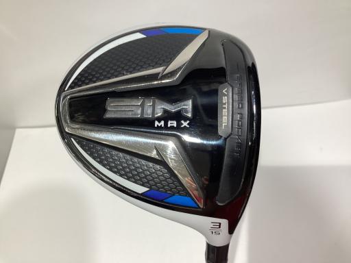 Fareway Wood - 【中古】 テーラーメイド SIM MAX 3W フェアウェイウッド FW TENSEI BLUE TM50(FW) (フレックスSR) メンズ 男性用 右利き 右用 Cランク ゴルフクラブ