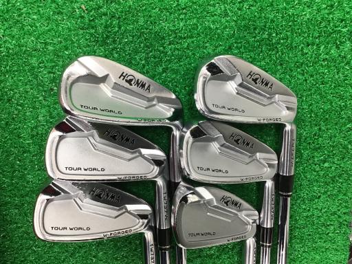 中古 Cランク （フレックスS） 本間ゴルフ TOUR　WORLD　TW737Vs　6S NS　PRO　MODUS3　TOUR105 S 男性用 右利き アイアンセット IR